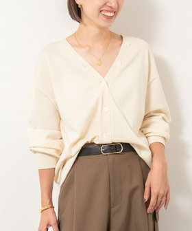 《手洗い可能》《アンサンブル対応》バウンドウール3WAYカーディガン