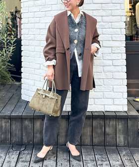 NOLLEY'S Sophi リバーショールカラーロングコート　ベージュ NOLLEY'S Sophi リバーショールカラーロングコート ベージュ