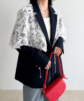 【3サイズ展開/オンオフ使える】ダブルブレストジャケット