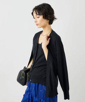 《手洗い可能》ベストドッキングVネックカーディガン