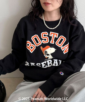 【Champion/チャンピオン】SNOOPY CREW SWEATSHIRT