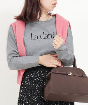 《防水・防汚・防油》トリプルケア ロゴプリントプルオーバー