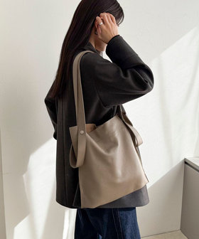 【WEB限定】【BEAURE/ビュレ】2WAYハンドルレザートートバッグ