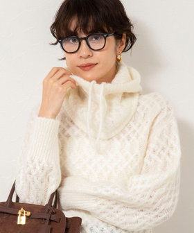 【WALANCE/ワランス】wool mohair cable balaclava