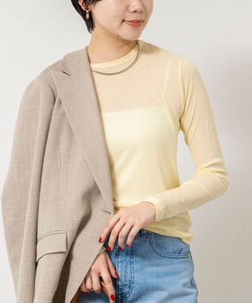 ウォッシャブルorganicコットンシアーテレコロンＴ