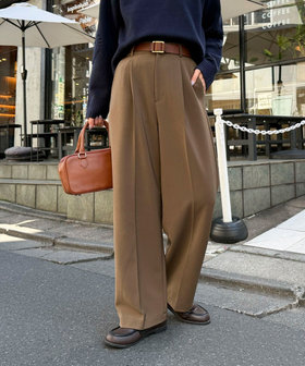 ［FREDY＆GLOSTER限定 TIME SALE！］【4サイズ展開】とろみWarmタックスラックス