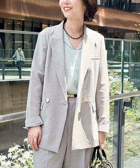 《セットアップ対応》ウォッシャブルブリーザブルシャンブレーダブルジャケット