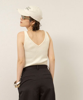 《手洗い可能》ブークレタンクトップ