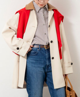 ウォッシャブルトリプルクロス3WAYステンカラーコート