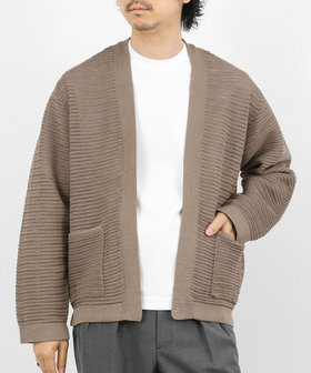 【BATONER/バトナー】SUMMER KNIT BUTTONLESS C/D 26SS / サマーニットボタンレスカーディガン