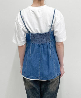 デニムキャミビスチェ（4-0330-2-21-004）｜fredy emue(フレディ