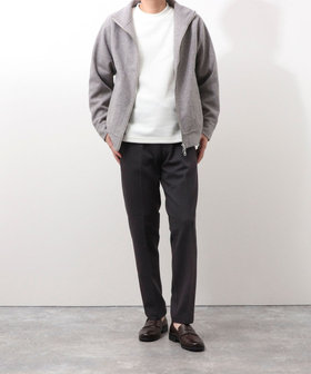 《ビジカジ/セットアップ対応》杢ジャージ　イージーパンツ