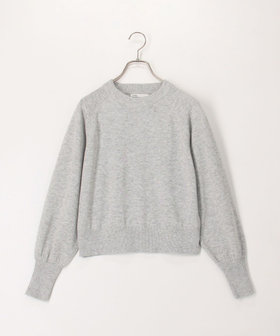 ラメ混スウェットライクプルオーバーニット