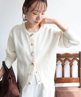 【TORRAZZO DONNA】【林(mayumi_nol)別注】別注ビジューカーディガン
