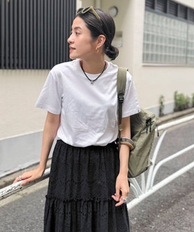 【MAQWEL/マクウェル】ウォッシャブルコンパクトコーマＴシャツ