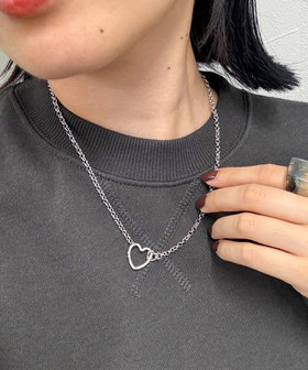 Wハートアジャストネックレス