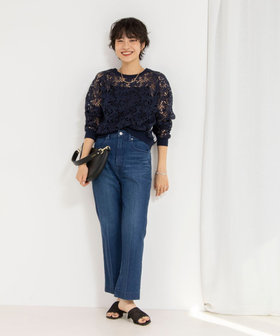NOLLEY'S - ［新品・未使用］NOLLEY'S☆袖レースニットトップス
