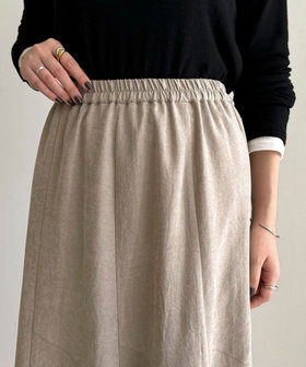 ヴィンテージスウェード調スカート（5-0021-5-26-003）｜fredy emue