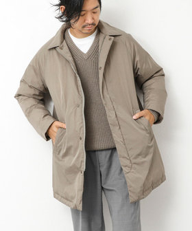 《ビジカジ対応》【TAION/タイオン】別注ダウンステンカラーコート 25AW