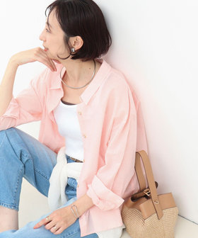 綿和紙ボイルシャツ