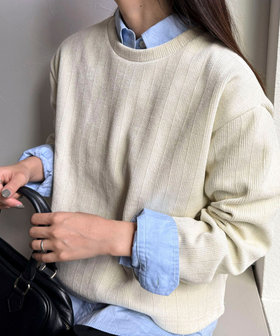 ラメモールプルオーバー