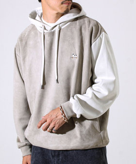 ［WEB限定 SPECIAL SALE！］【新配色で再登場】フレブルスエード バイカラーパーカー