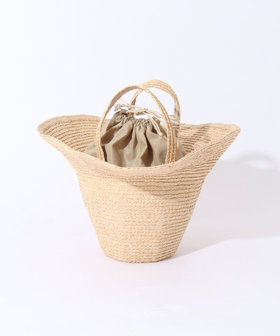 【Caterina Bertini/カテリナ ベルティニ】 ラフィアハットバッグ