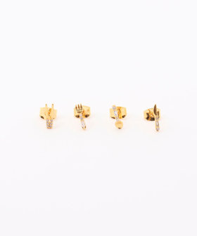【GIRLS CREW/ガールズクルー】Table For One Stud Set-P