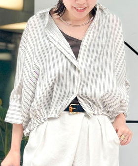 《セットアップ対応》ウォッシャブルドロストシャツ