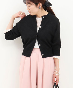 ラメノットカーディガン