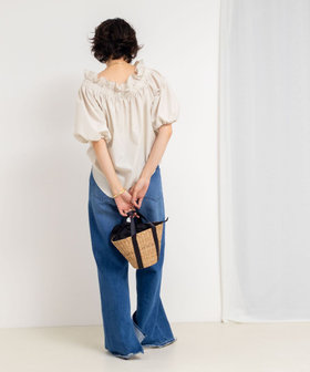 ◇25SS◇NOLLEY'S sophi タフタオフショル2WAYブラウス NOLLEY'S sophi(ノーリーズソフィー)のタフタオフショル2WAY