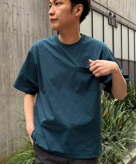 《吸水速乾》PERFECTEX杢調ドライ　クルーネック　Tシャツ
