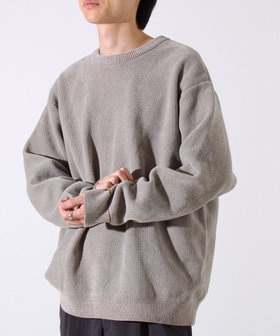 【昨年人気アイテム再登場！チクチクしないニット】モールダブルフェイス プルオーバーニット