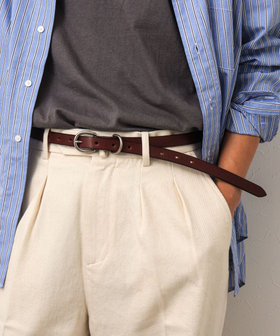 栃木レザーナローベルト18