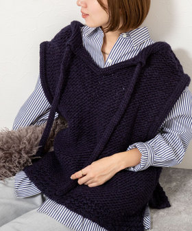 【enrica/エンリカ】ソフトタッチニットトップス