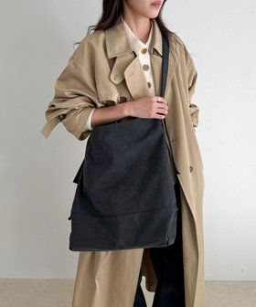 キャンバスビッグショルダーバッグ