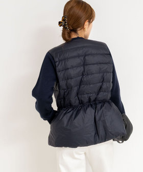 TAION/タイオン】別注ニットコンビダウンジャケット（5-0205-6-04-001