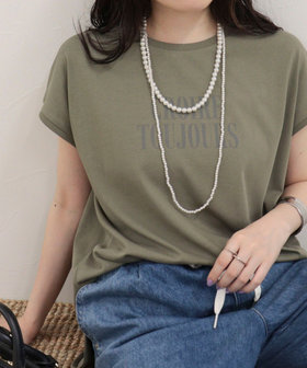 【UVカット/接触冷感】フレンチロゴＴシャツ