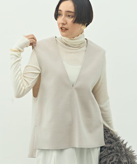 ウォッシャブルストレッチジャージベスト