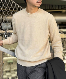 BATONER/バトナー】SIGNATURE CREW NECK クルーネックニット（4