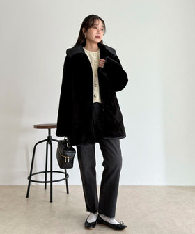 HAVELESS/ハブレス】CAROLミドル丈ファーコート（5-0335-6-24-002