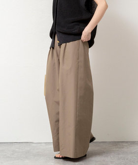 ウォッシャブルエクセルテックタンブラー2タックワイドパンツ