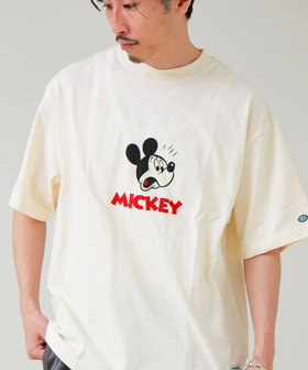 DISCUS】Disney ミッキープリントTシャツ（6-0634-2-53-015）｜GLOSTER