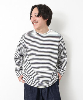 トップス BATONER BATONER バトナー ピュアモヘアカーディガン ブルー サイズ3