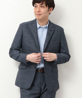 《ビジカジ/セットアップ対応》カラミストレッチ　ジャケット