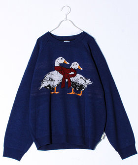 【FREDYMAC/フレディマック】アニマル柄 ジャガードニット