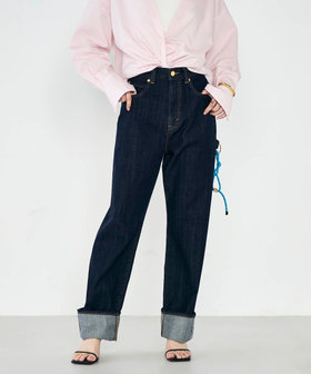 【RM denim】45th limited editionﾛｰﾙｱｯﾌﾟｽﾄﾚｰﾃﾞﾆﾑ(ｾﾙﾋﾞｯﾁ)