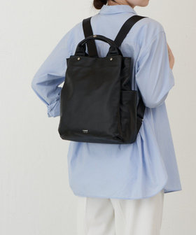 ＜約10リットル/690g＞2ハンドルレザーリュックサック(SF-259)