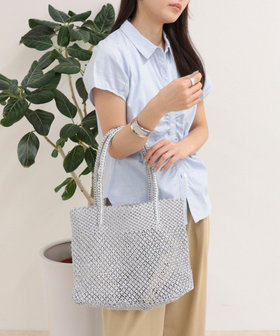 【BAGMATI/バグマティ】ラメコードメッシュトートバッグ