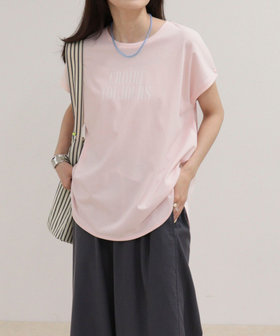 【UVカット/接触冷感】フレンチロゴＴシャツ